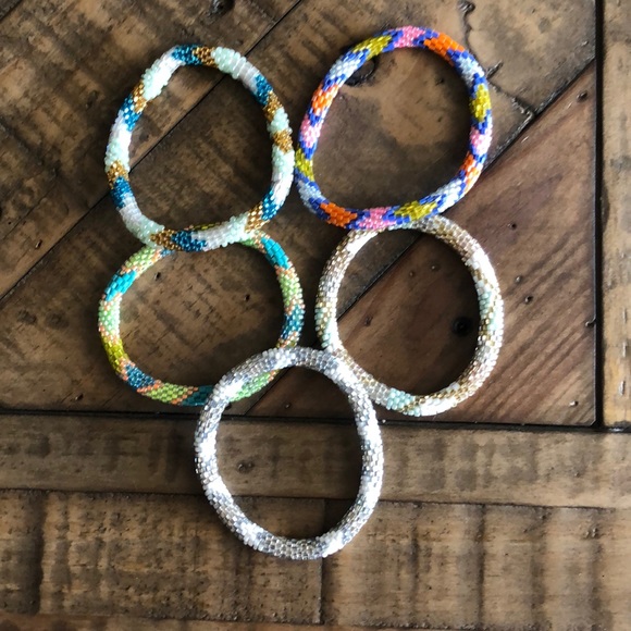 LILY AND LAURA Jewelry - 5 Lily and Laura stackable roll on bracelets